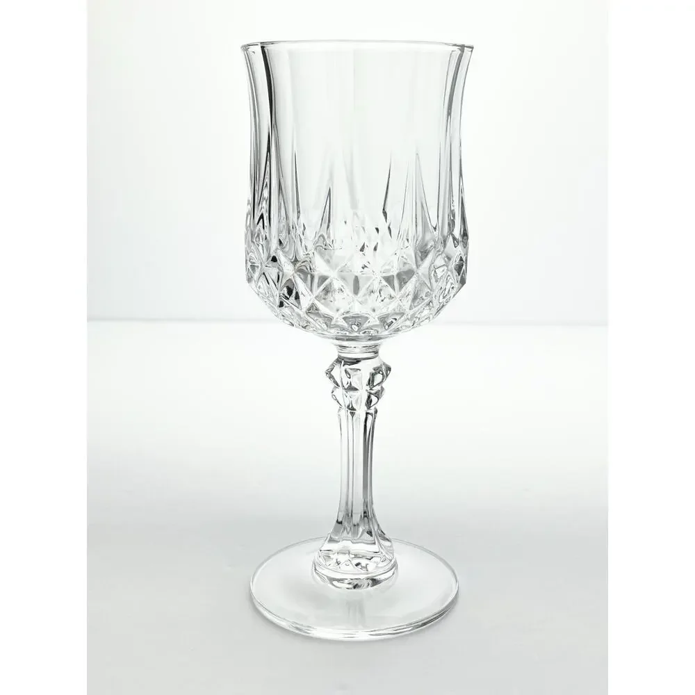 Cristal d’Arques “Longchamp” Set of 11 Crystal Water Glasses 7 1/4” 8oz